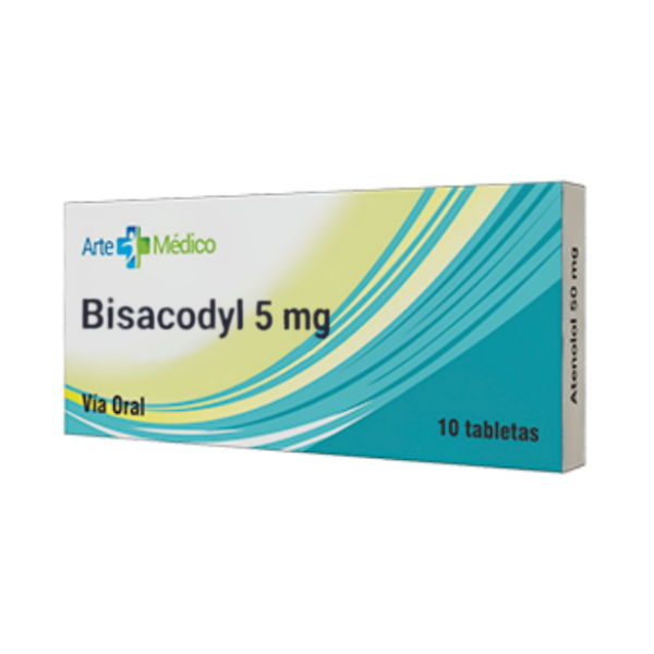 Bisacodyl Bisacodilo 5Mg X 10 Tabletas Arte Médico