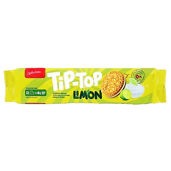 Caledonia Galletas Tip-Top Límon 96Gr.