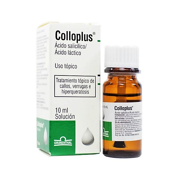 Colloplus Ácido Salicilico + Ácido Lactico X 10Ml. Grunenthal