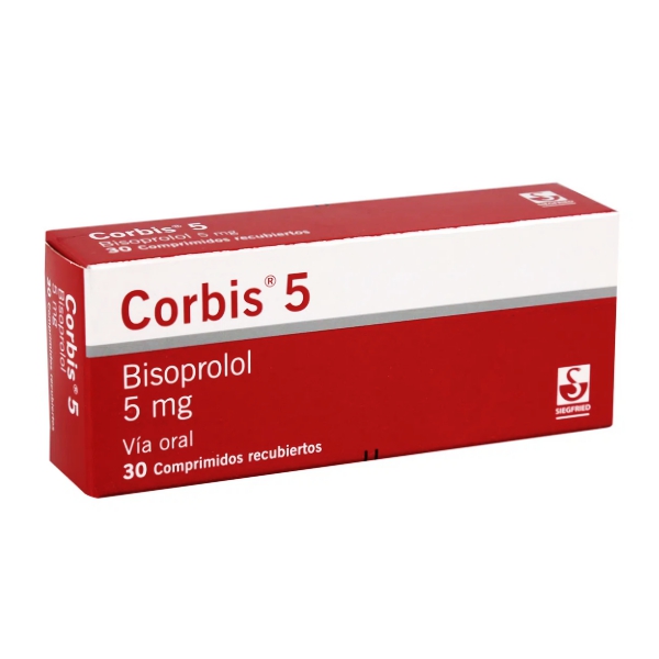 Corbis Bisoprolol 5Mg X 30 Comprimidos Siegfried