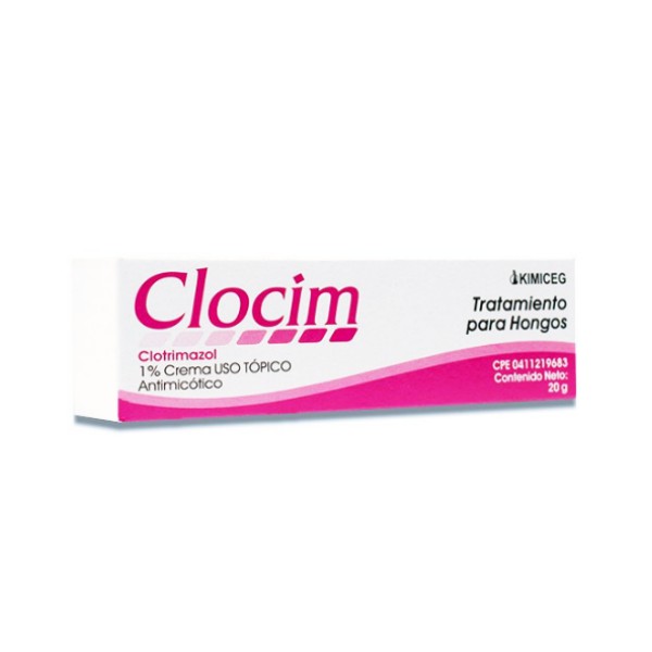 Clocim Clotrimazol 1% Crema Tópica X 20Gr. Kimiceg