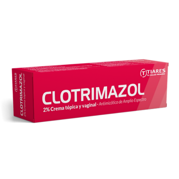 Clotrimazol 2% Crema Vaginal 1 Aplicador X 30Gr. Tiares