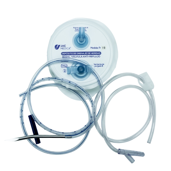 Deposito De Drenaje De Heridas 400Ml. Jhc Medica