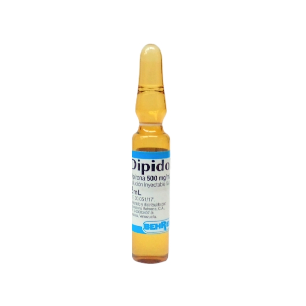 Dipidol Dipirona Ampolla 500Mg/2Ml I.M Behrens