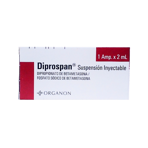 Diprospan Betametasona Dipropionato+Betametasona Fosfato DiSódico Ampolla X 2Ml Organon