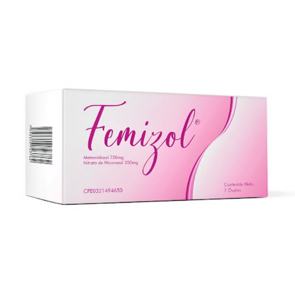 Femizol Metronidazol+Miconazol X 7 Óvulos Vargas