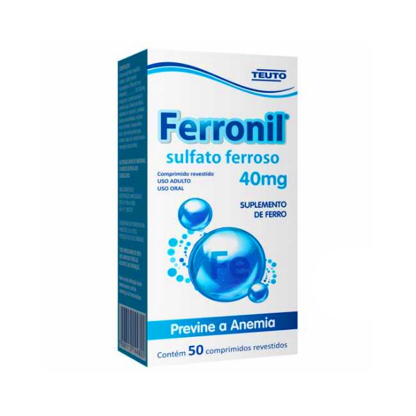 Ferronil Hierro 40Mg X 50 Comprimidos Teuto