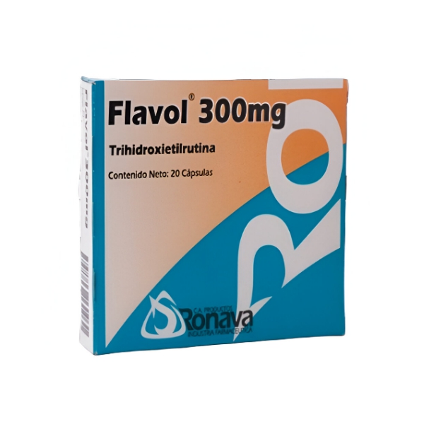 Flavol Trihidroxietilrutina 300Mg X20 Cápsulas Ronava - Imagen 2