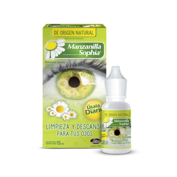 Herbal Eye Manzanilla Solución Oftálmica X 15Ml Sophia