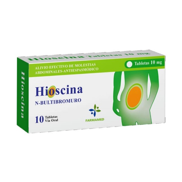 Hioscina 10Mg X 10 Comprimidos Farmamed