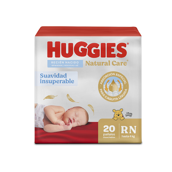Huggies Natural Care Pañal Talla Rn X 20 Unidades