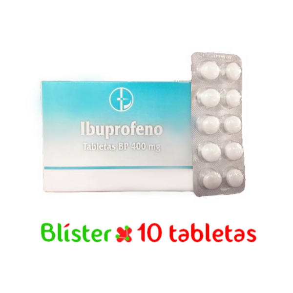 Ibuprofeno 400mg x 10 Tabletas - Caplin Point