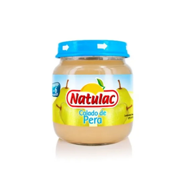 Natulac Compota Colado De Pera 113Gr.