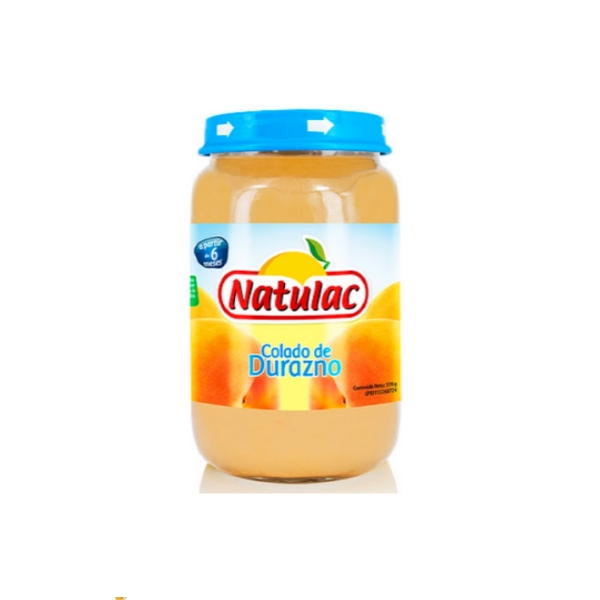 Natulac Compota De Durazno 186Gr.