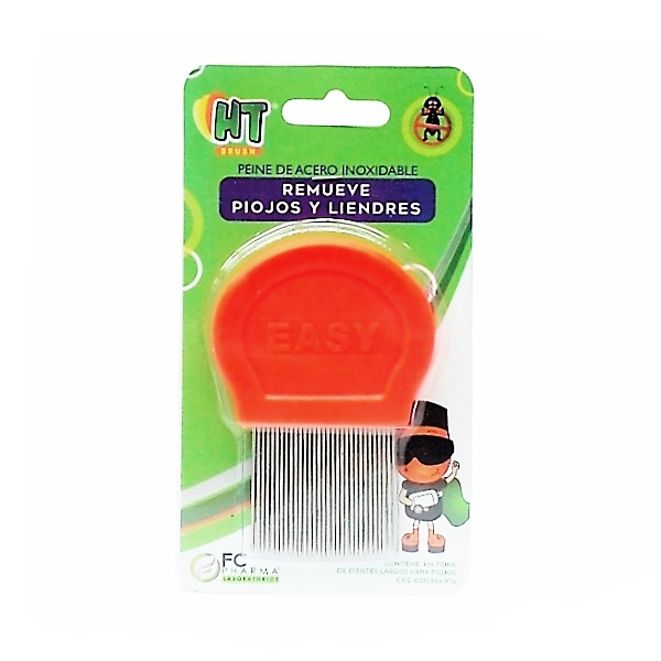 Peine Saca Piojos Easy Acero Inoxidable Fc Pharma