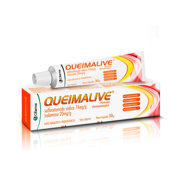 Queimalive Sulfacetamida-Trolamina 74-20Mg/G X 30Gr. Cifarma