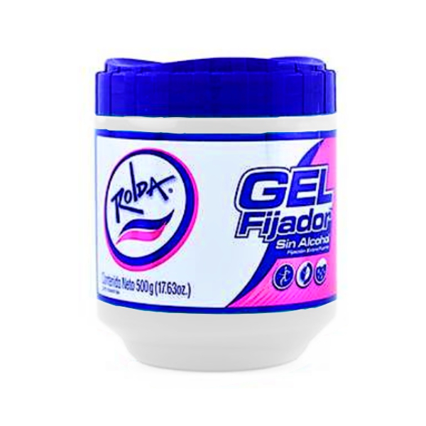 Rolda Gel Fijador Blanco 500g