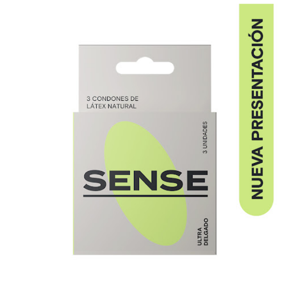 Sense Preservativo Ultra Delgado X 3 Unidades
