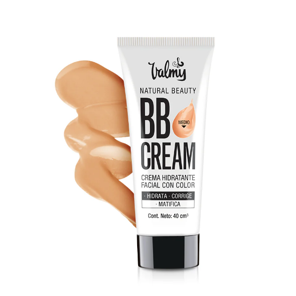 Valmy BB Cream Hidratante Facial Color Medio 40Ml - Imagen 2