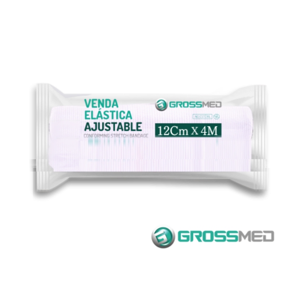 Venda Elástica 12Cm X4M Grossmed