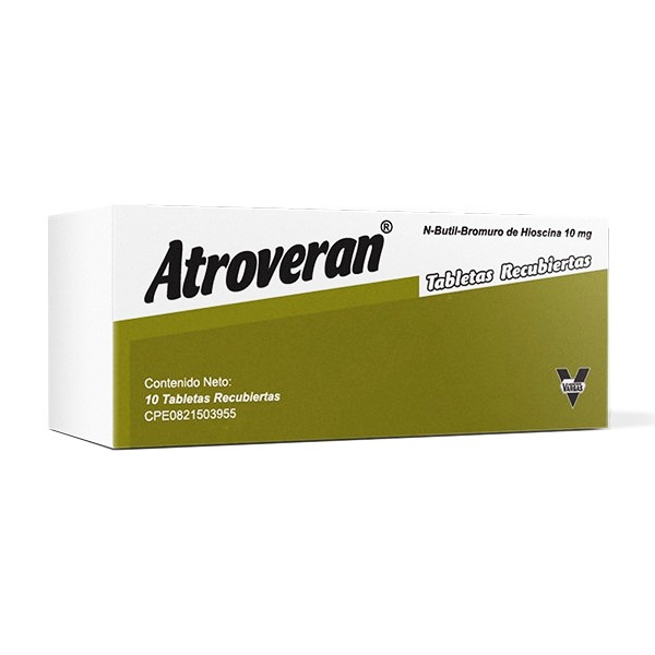 Atroveran Hioscina 10Mg X 10 Tabletas Vargas