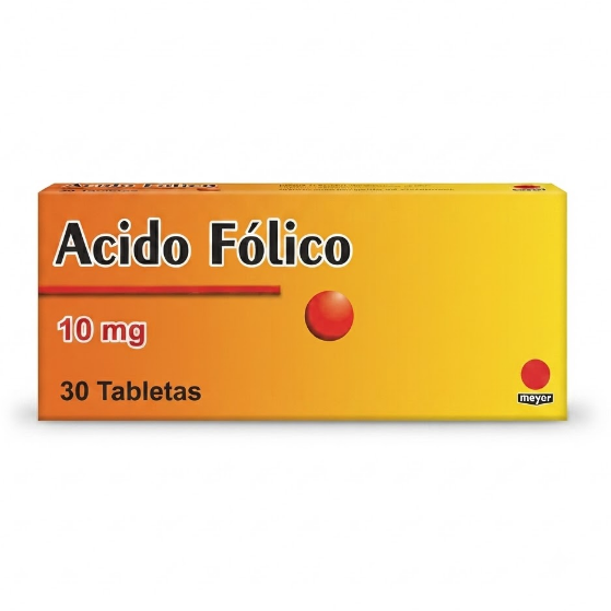 Ácido Fólico 10Mg X 30 Tabletas Meyer