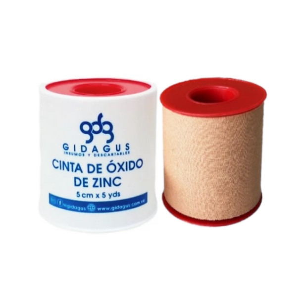 Adhesivo Óxido De Zinc Piel 5Cmx5 Yardas Gidagus