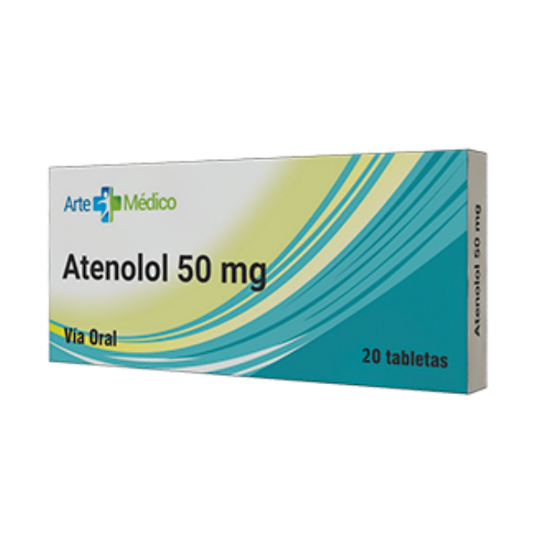 Atenolol 50Mg X 20 Tabletas Arte Médico