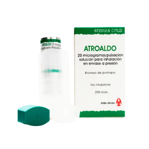 Atroaldo Bromuro De Ipratropio Inhalador 20Mcg/200Dosis Aldo