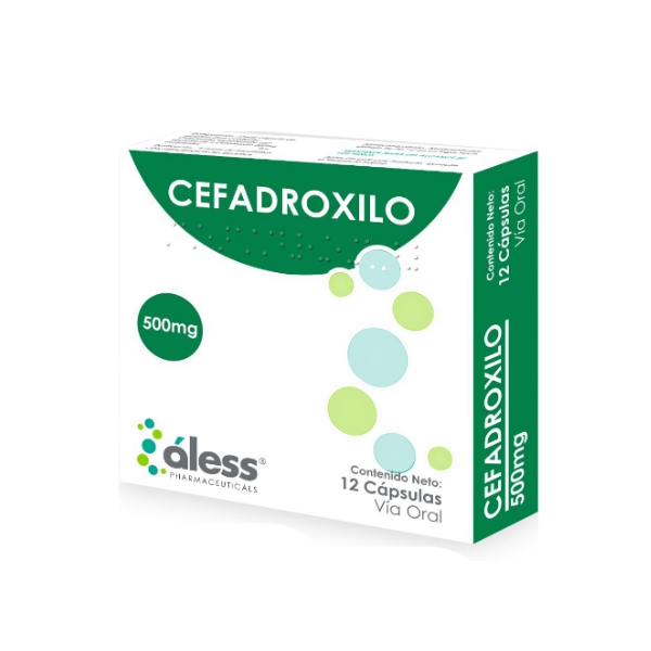 Cefadroxilo 500Mg X 12 Tabletas Aless