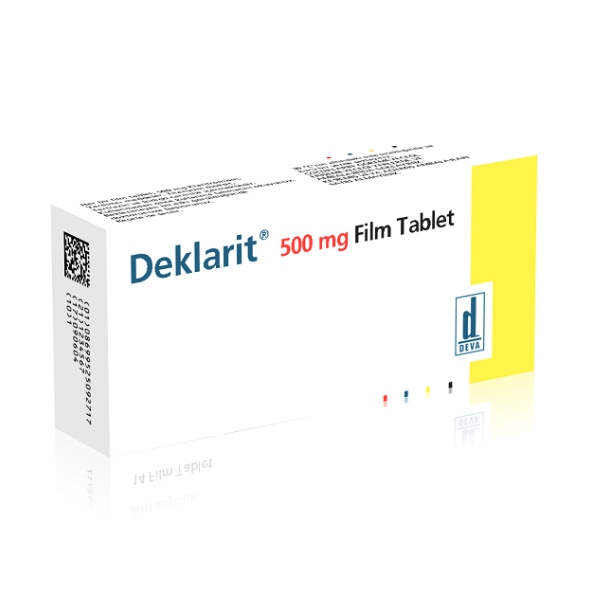 Deklarit Claritromicina 500Mg X 14 Tabletas Deva