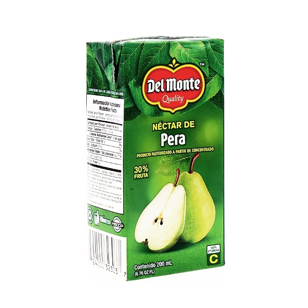 Del Monte Jugo Sabor A Pera 200Ml