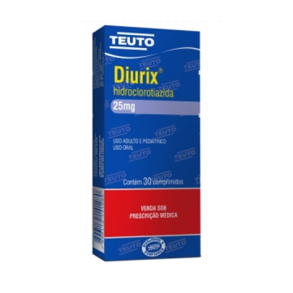 Diurix Hidroclorotiazida 25Mg X 30 Comprimidos Teuto