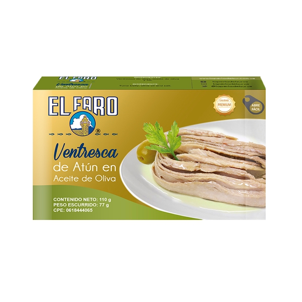 El Faro Ventresca De Atun En Aceite Oliva 110Gr.