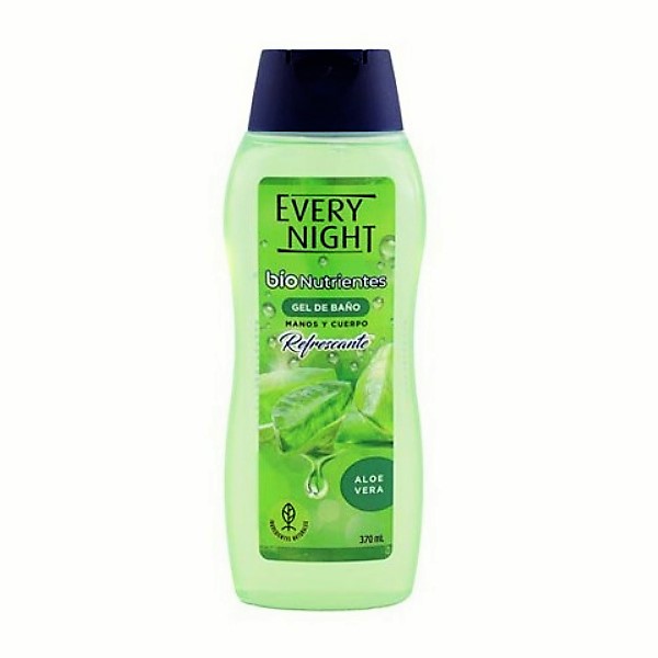 Every Night Bionutrientes Gel De Baño Aloe Vera X 370Ml