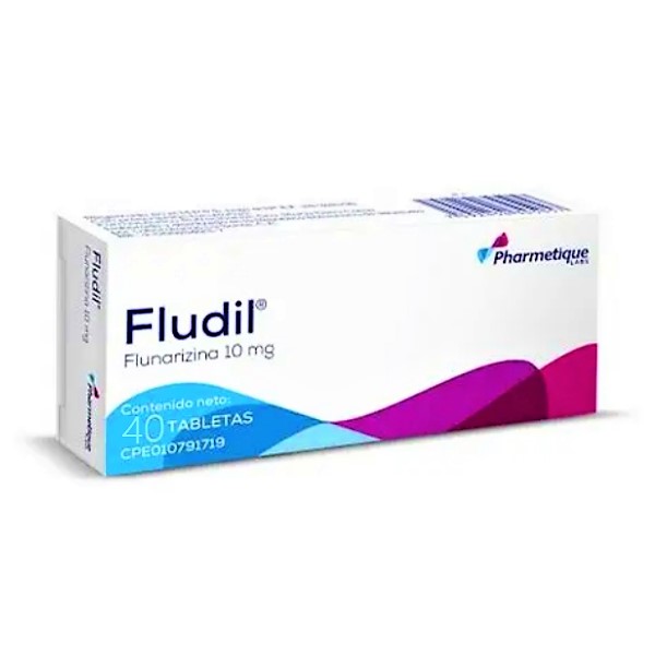 Fludil Flunarizina 10Mg X 40 Tabletas Pharmetique