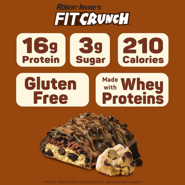 Fit Cunch Protein Barra Choco Chip 46Gr. - Imagen 3