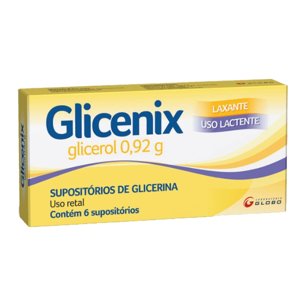 Glicenix Glicerina 0.92Gr X 6 Supositorios Globo