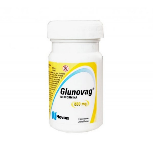 Glunovag Metformina 850Mg X 30 Tabletas Novag