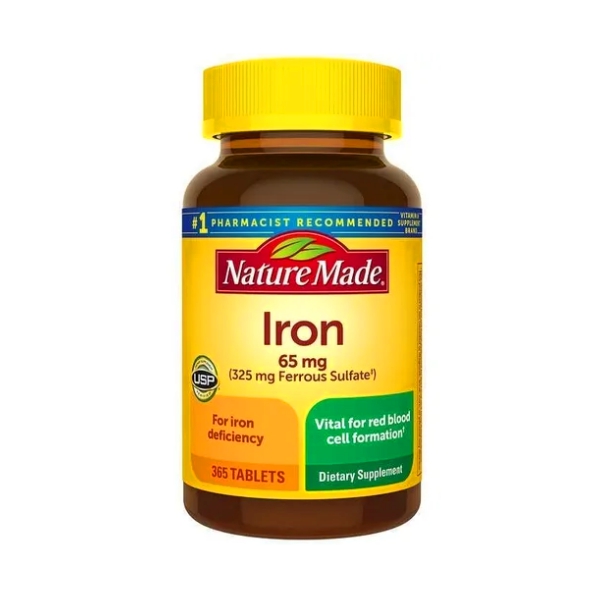 Iron Hierro 65Mg X 365 Tabletas Nature Made