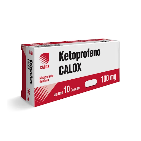 Ketoprofeno 100Mg X 10 Cápsulas Calox