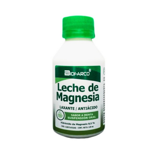 Leche De Magnesia Menta X 120Ml Biofarco