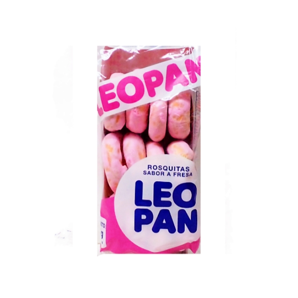 Leopan Rosquitas De Fresa 100Gr X 12 Unidades