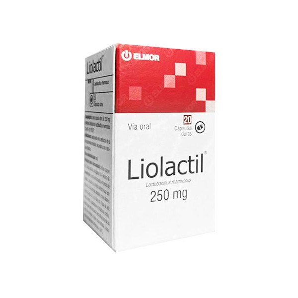 Liolactil Lactobacillus Rhamnosus  250Mg X 20 Cápsulas Elmor