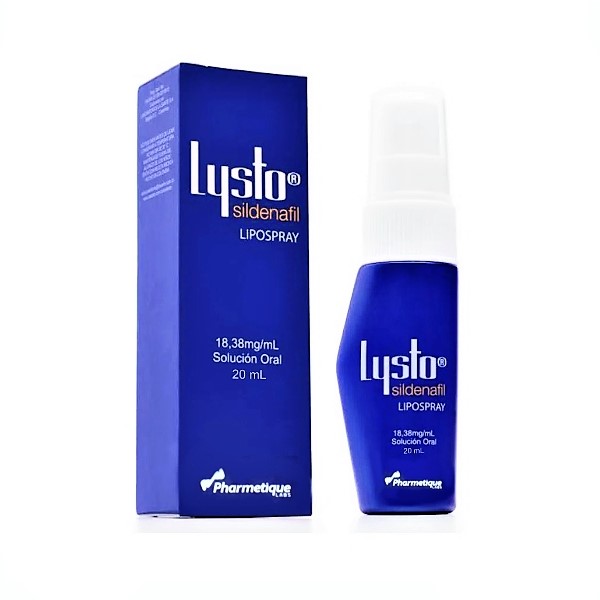 Lysto Lipospray Sildenafil 18.38Mg X 20Ml. Pharmetique