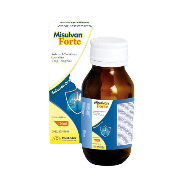 Misulvan Forte Ambroxol Jarabe 30Mg/5Ml X 120Ml PlusAndex