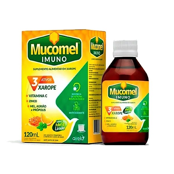 Mucomel Imuno Multivitamínico Jarabe X 120Ml. Airela