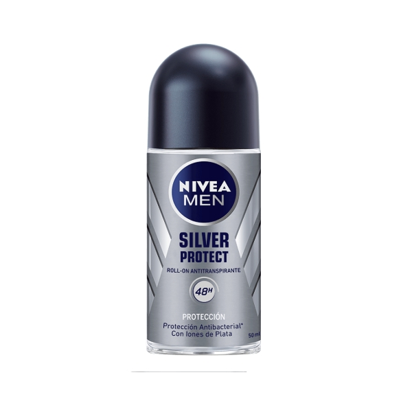 Nivea Desodorante Men Roll-On Silver Protec 50Ml.