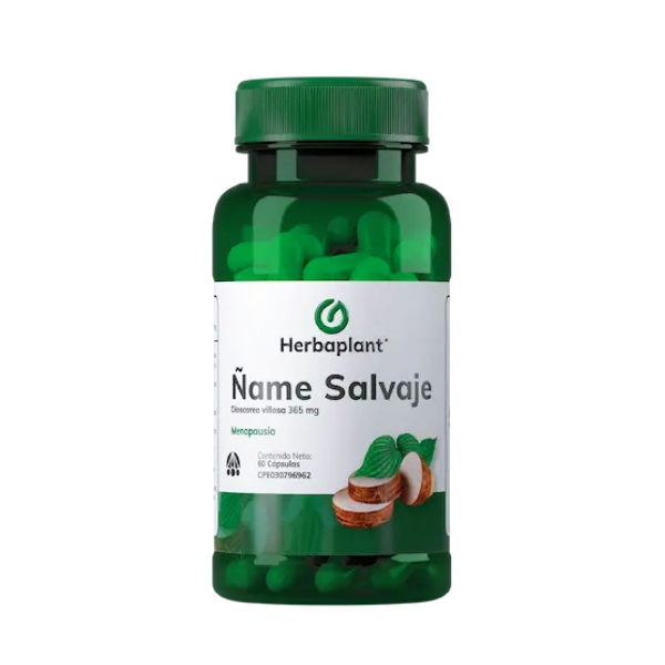Ñame Salvaje 365Mg X 30 Cápsulas Herbaplant