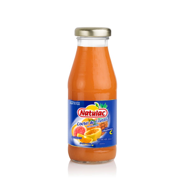 Natulac Néctar De Coctel De Frutas Vidrio 250Ml.